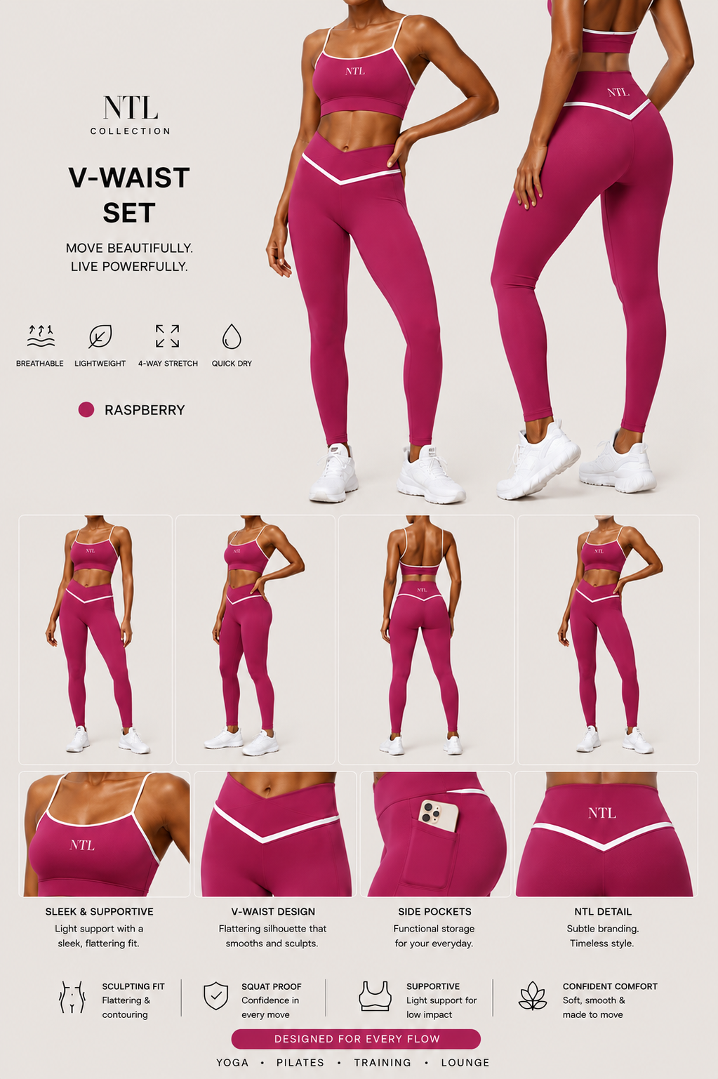 White trim v set