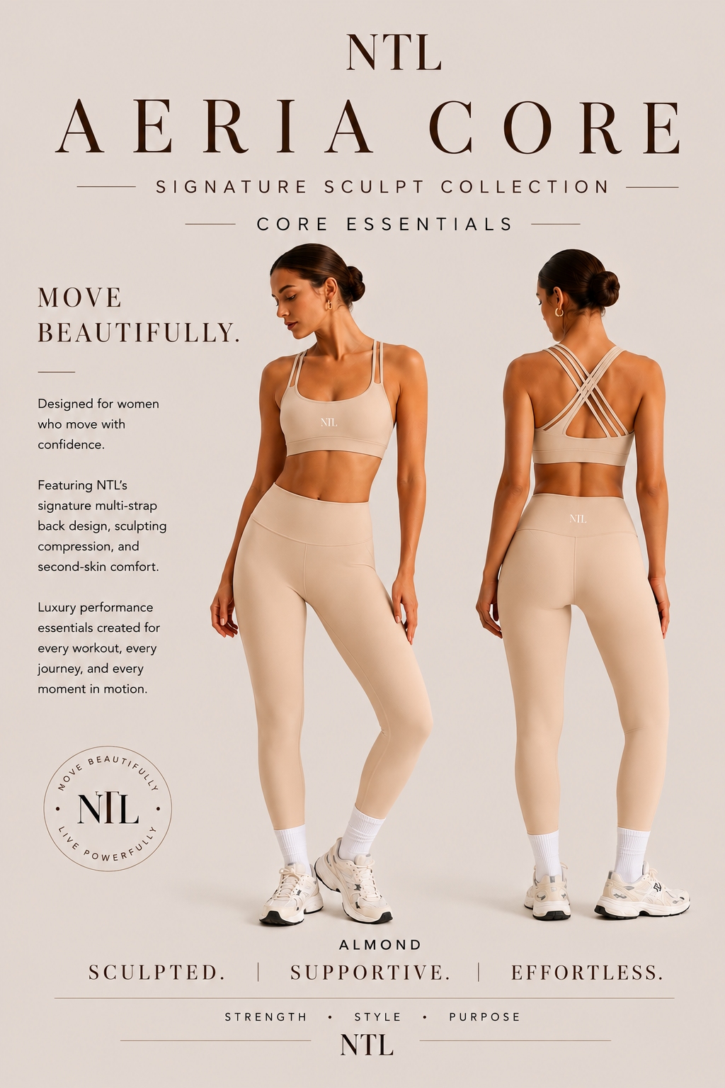 Sports bra & yoga set