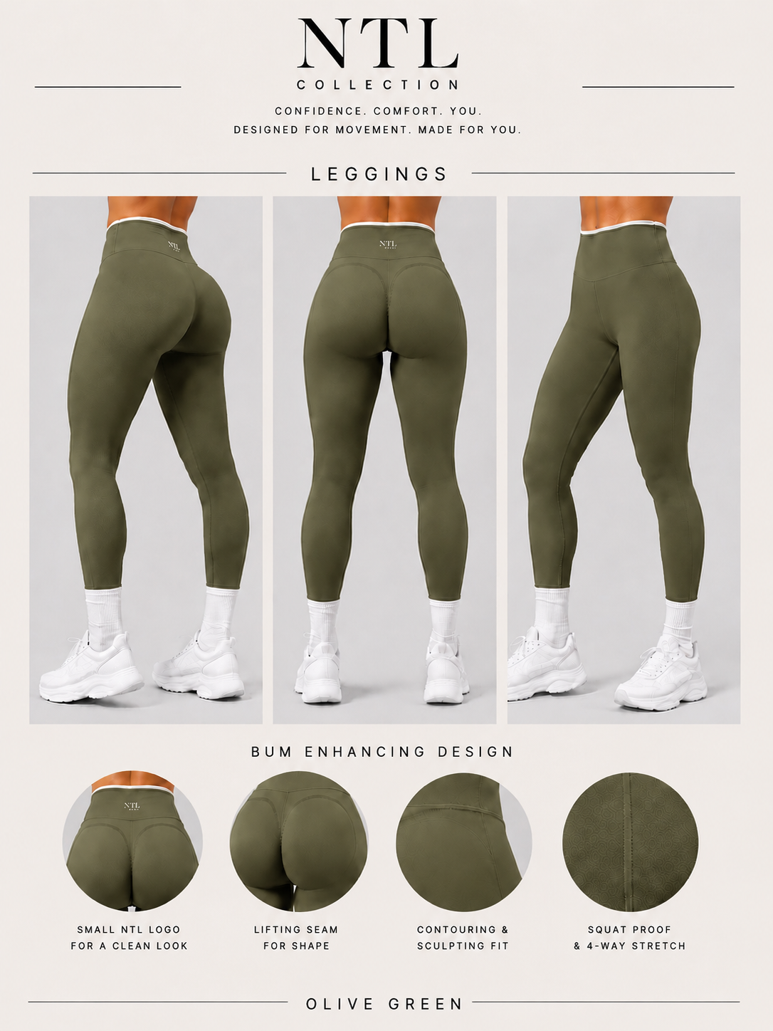Sculpt bum fit leggings