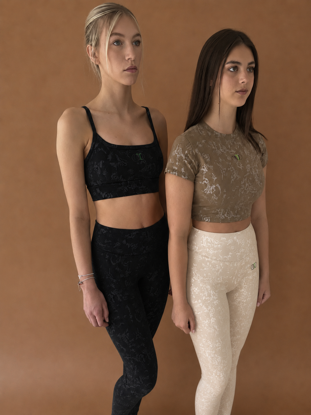 Aeria core Embossed bra and legging gym set