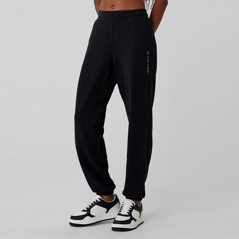 Waffle lounge wear joggers