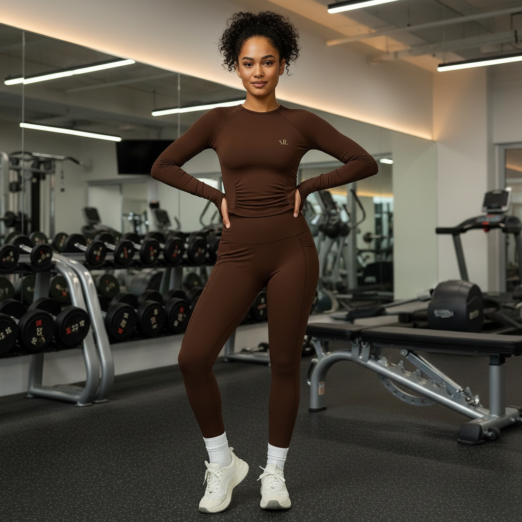 Long sleeve yoga set