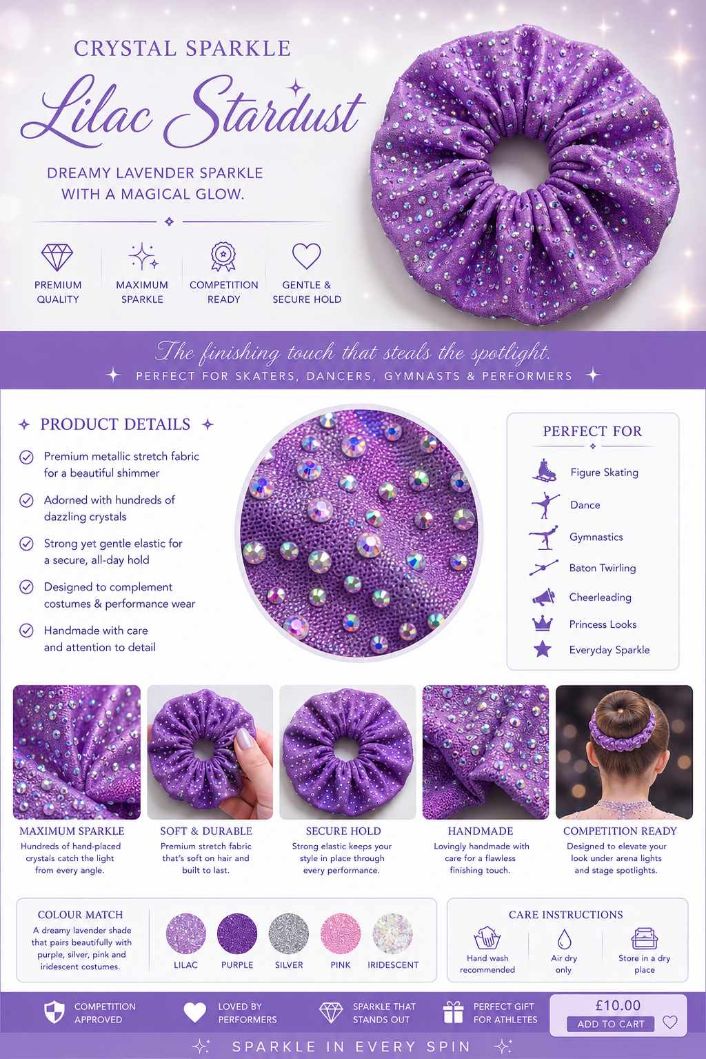 Sparkle scrunchie