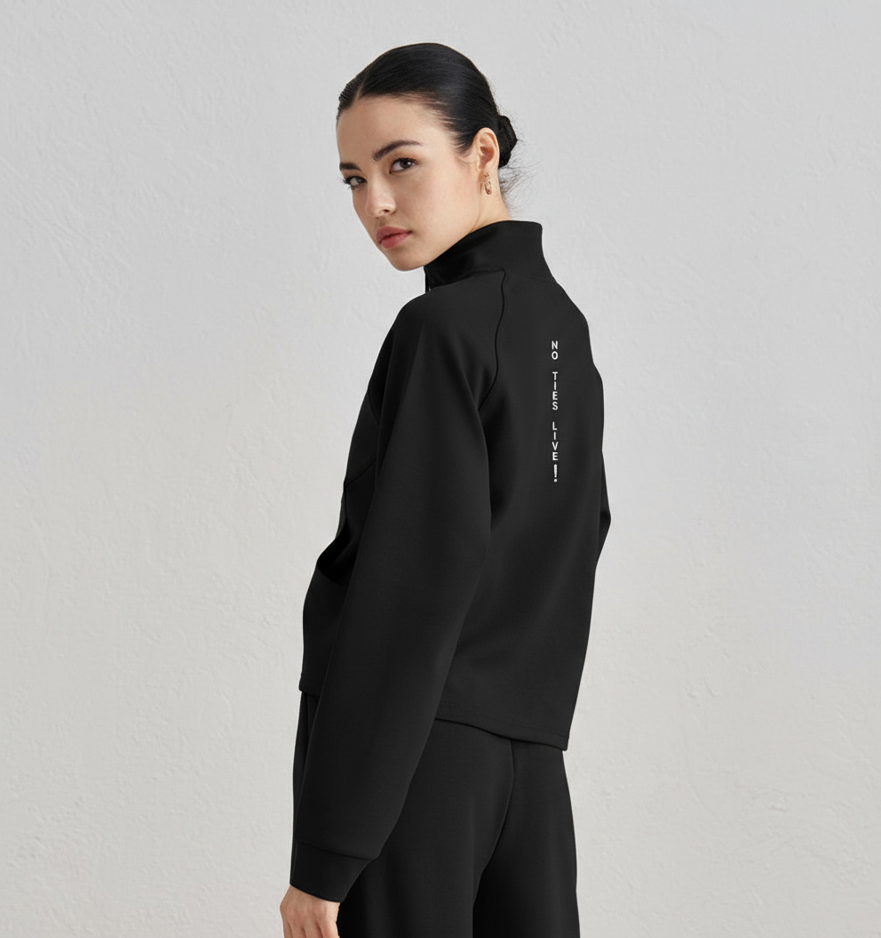 Stand collar yoga jacket