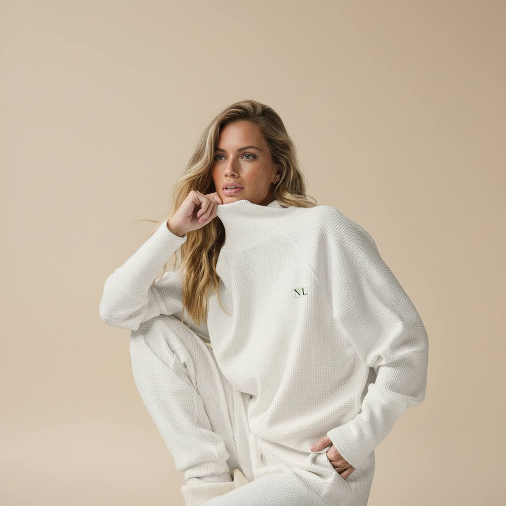 Waffle lounge wear joggers