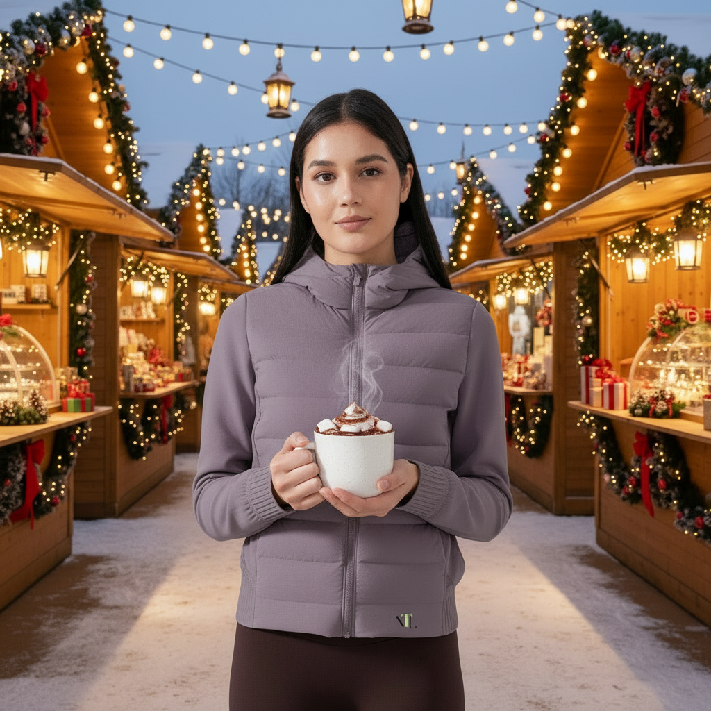 Padded winter jacket