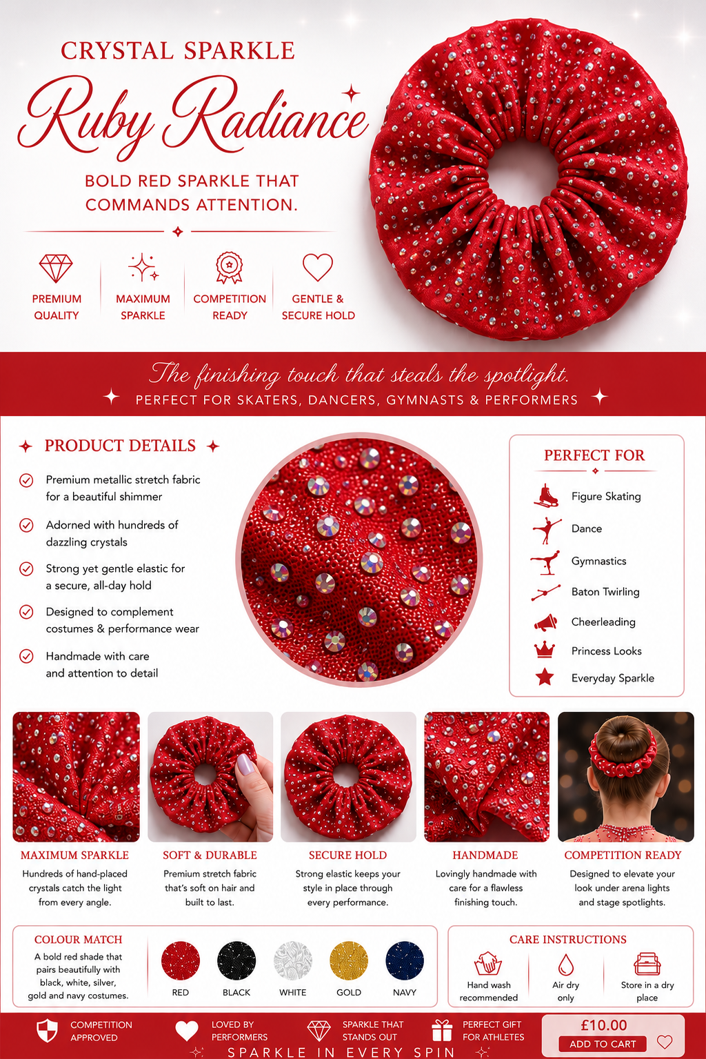 Sparkle scrunchie