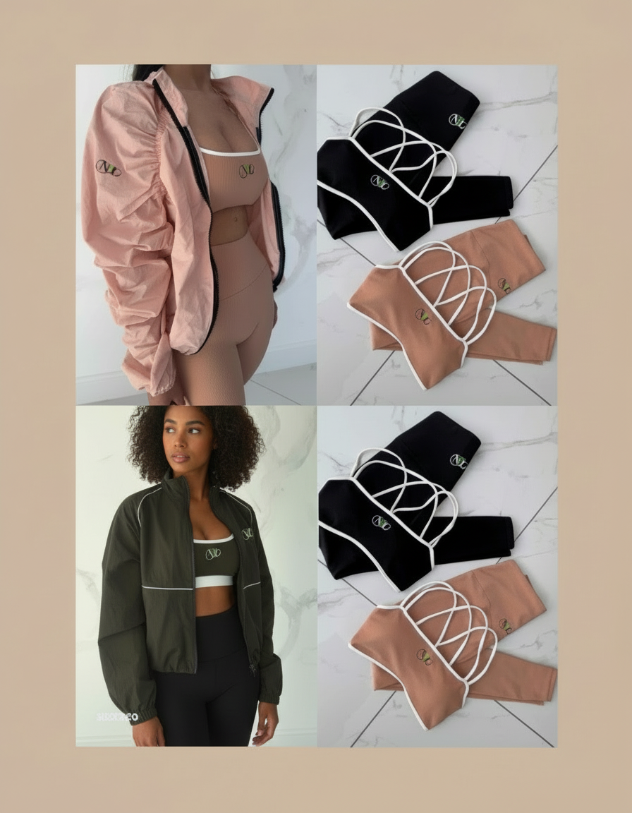 Mint crop sports top