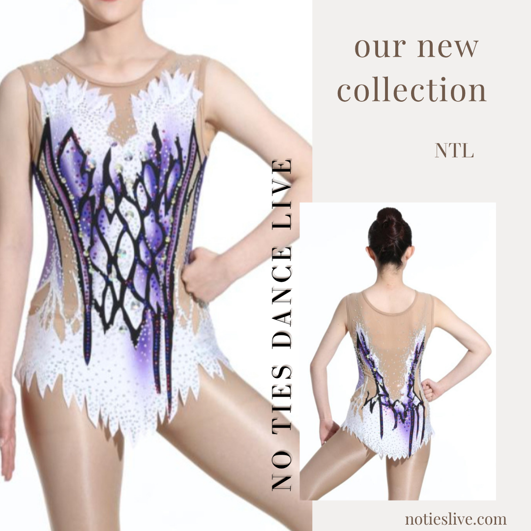 Purple poppy mix leotard