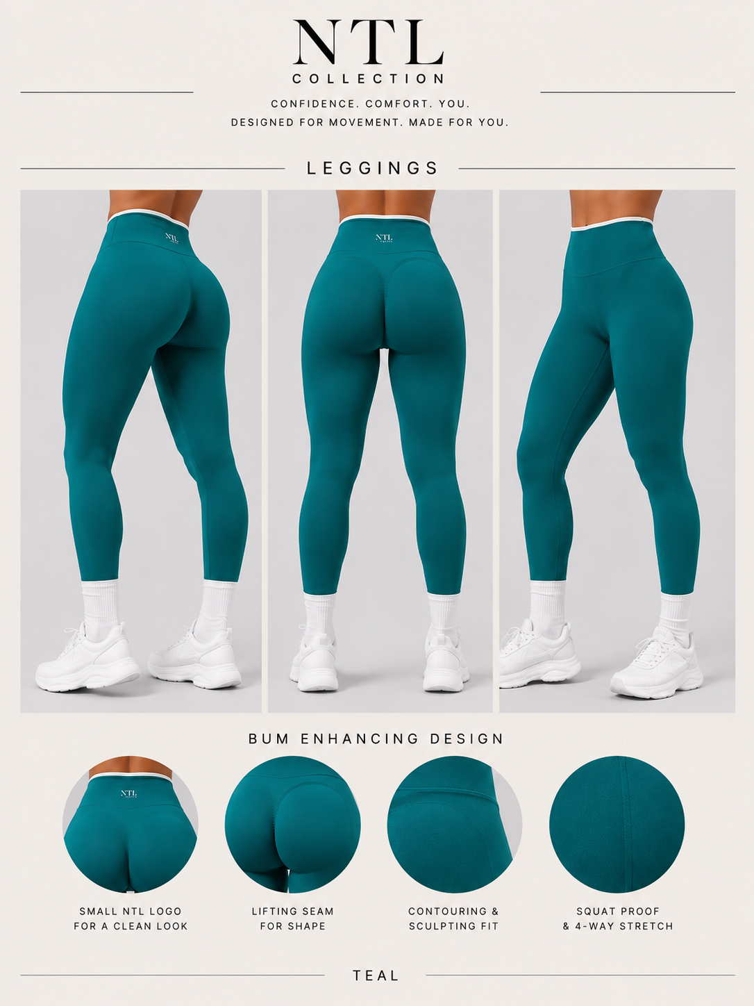 Sculpt bum fit leggings