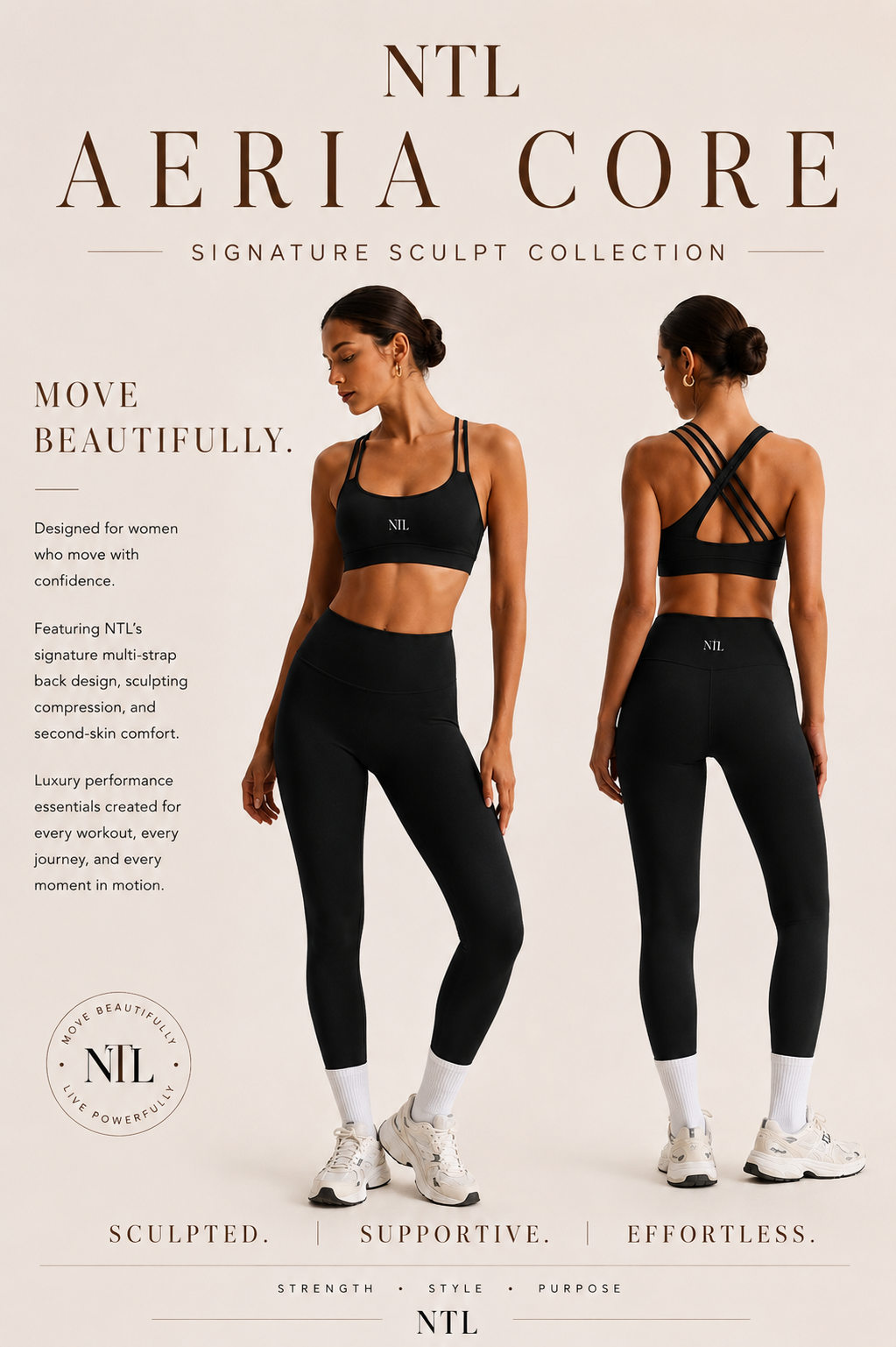 Sports bra & yoga set