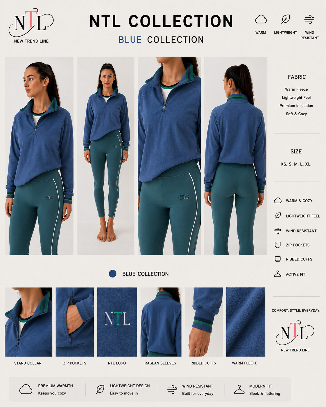 Half zip jacket