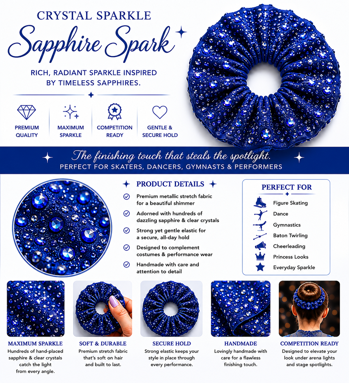 Sparkle scrunchie