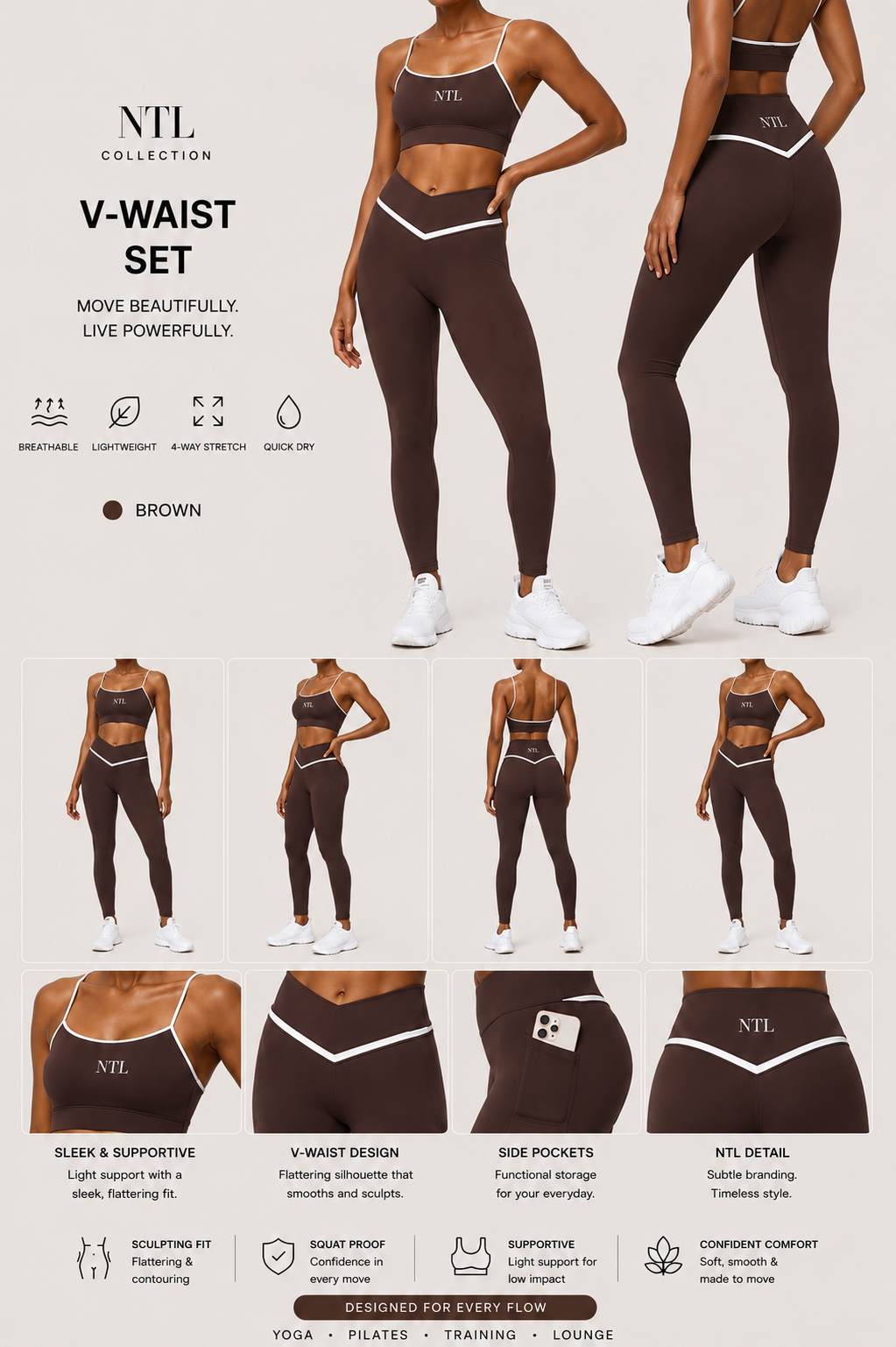 White trim v set