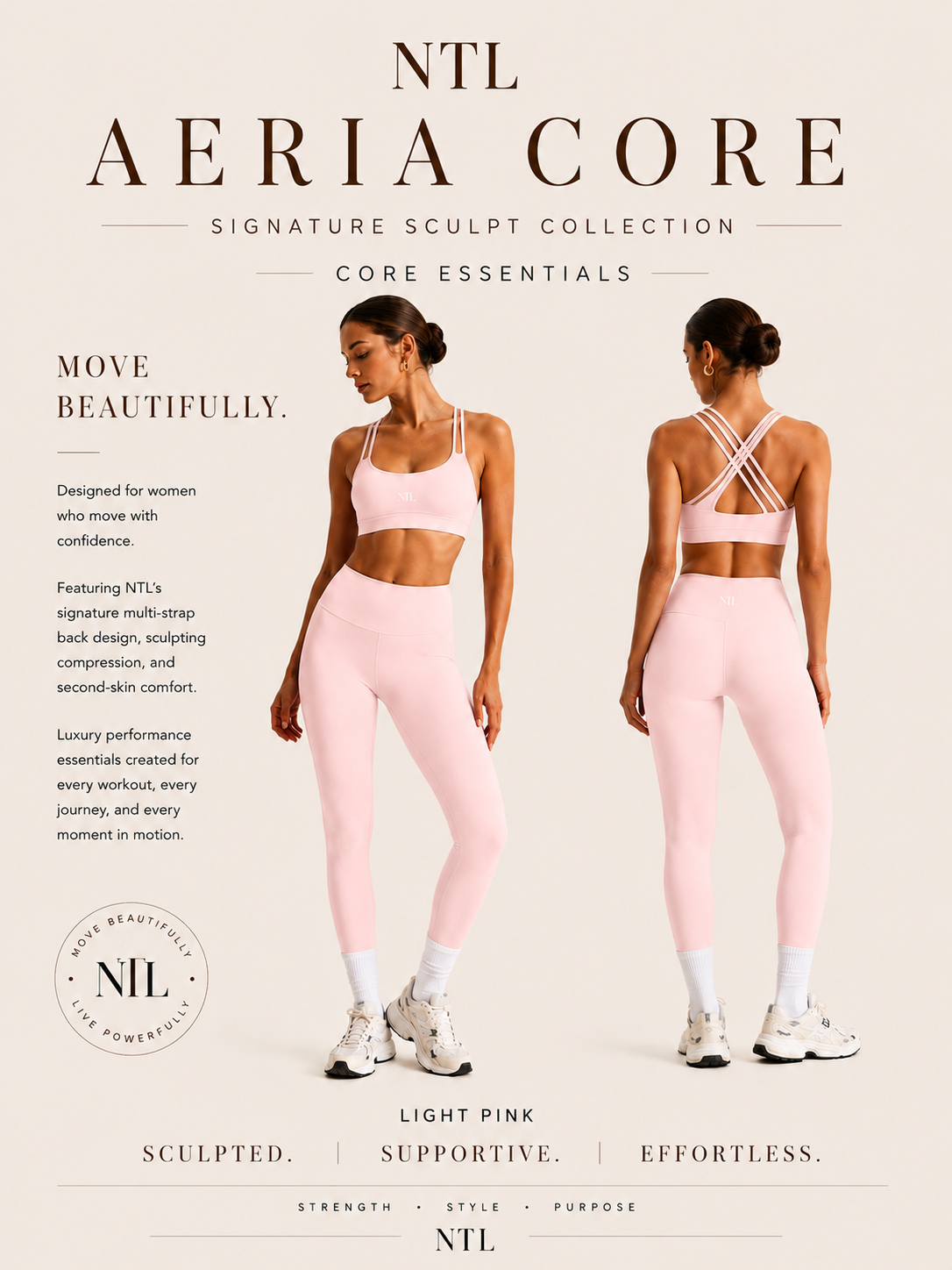 Sports bra & yoga set