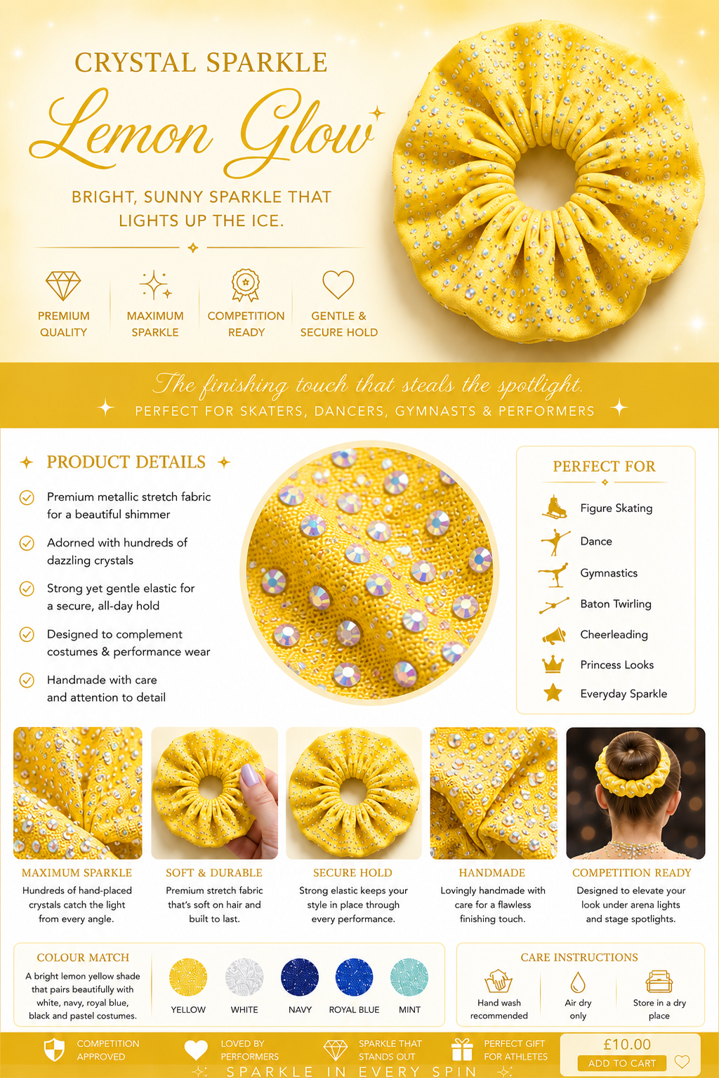 Sparkle scrunchie