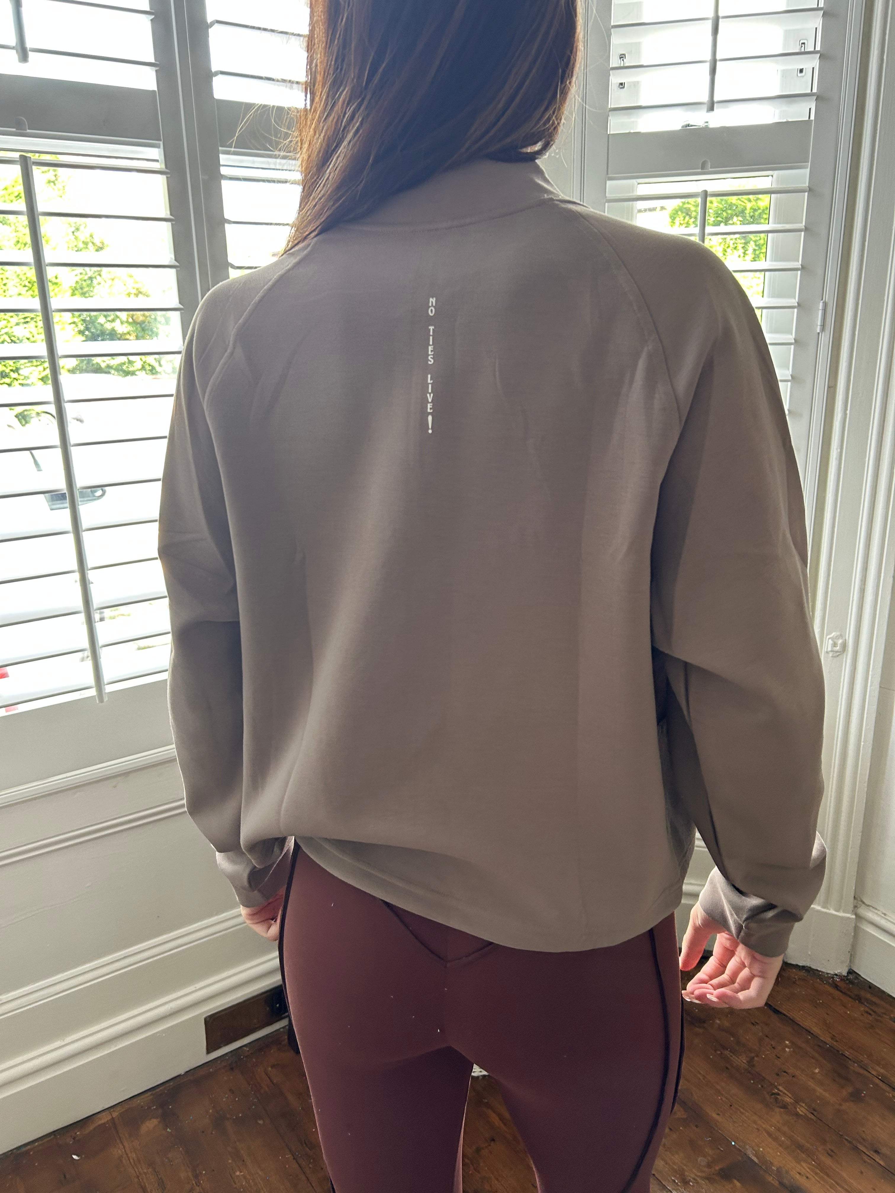 Stand collar yoga jacket