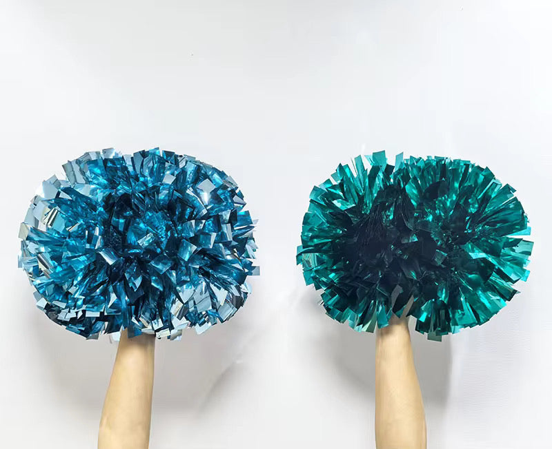 Turquoise metallic Pom Pom