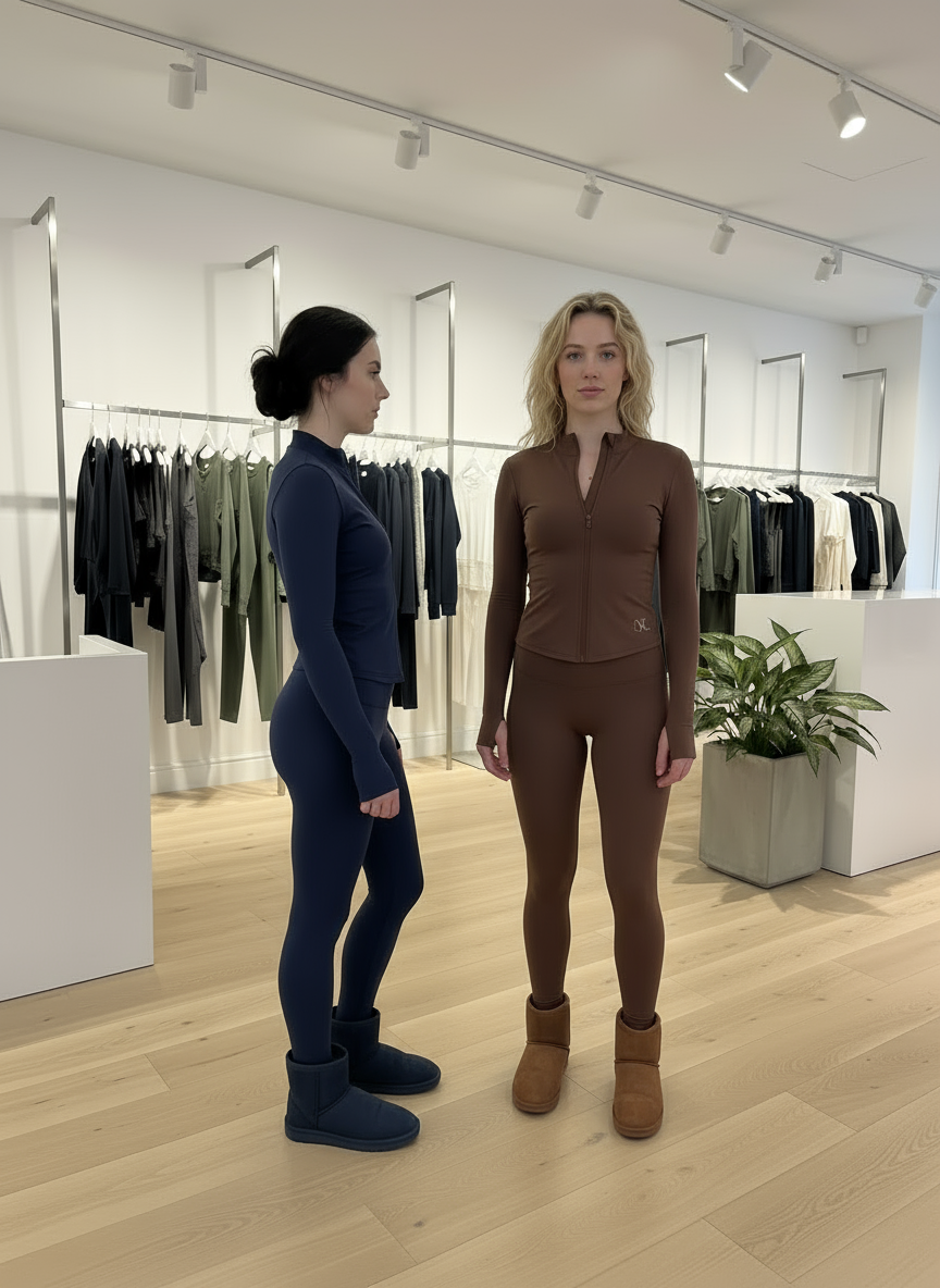 Stretched rib jacket