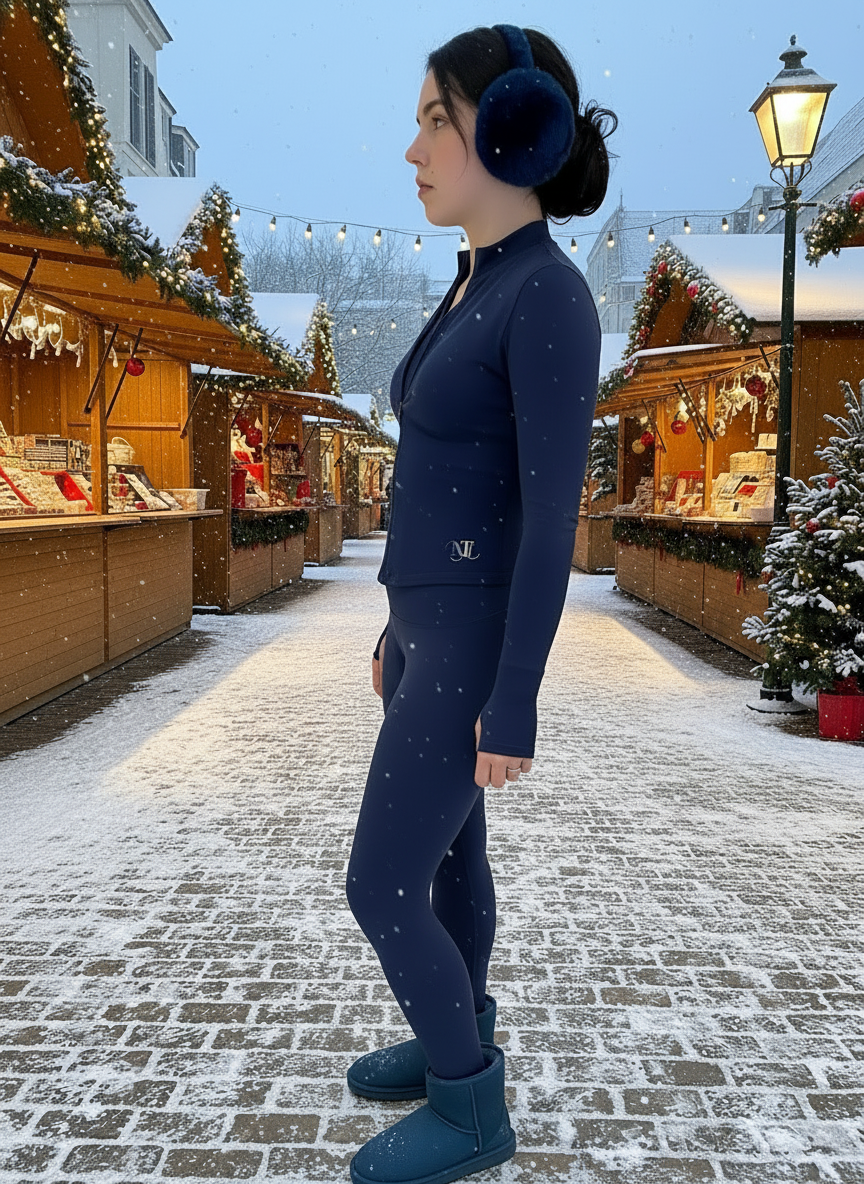 Stretched rib jacket