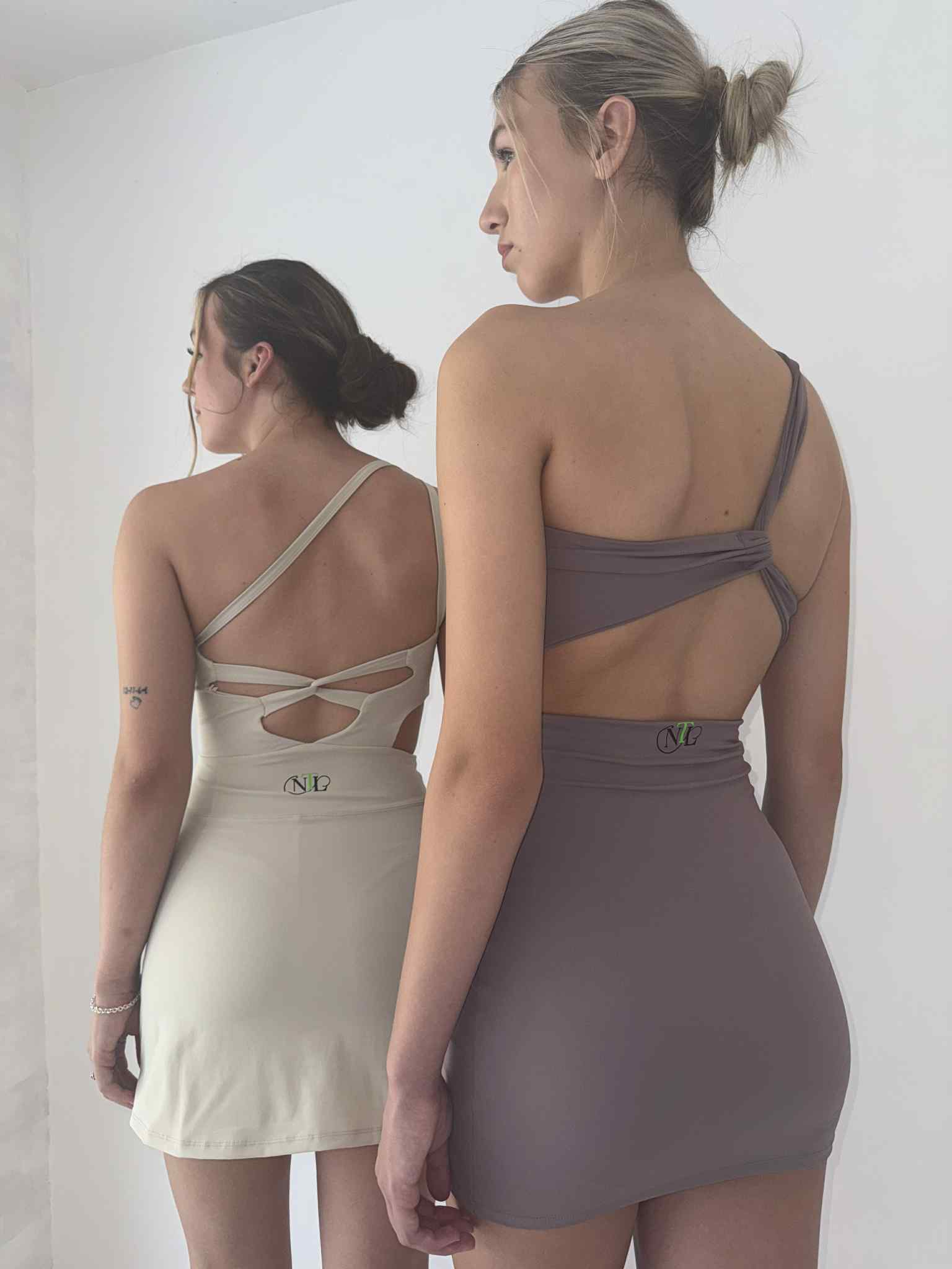 Breathable soft strap back tennis dress
