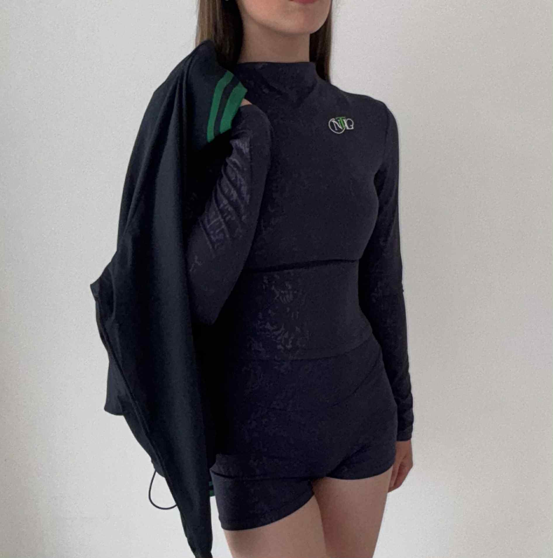 Half zip drawstring jacket
