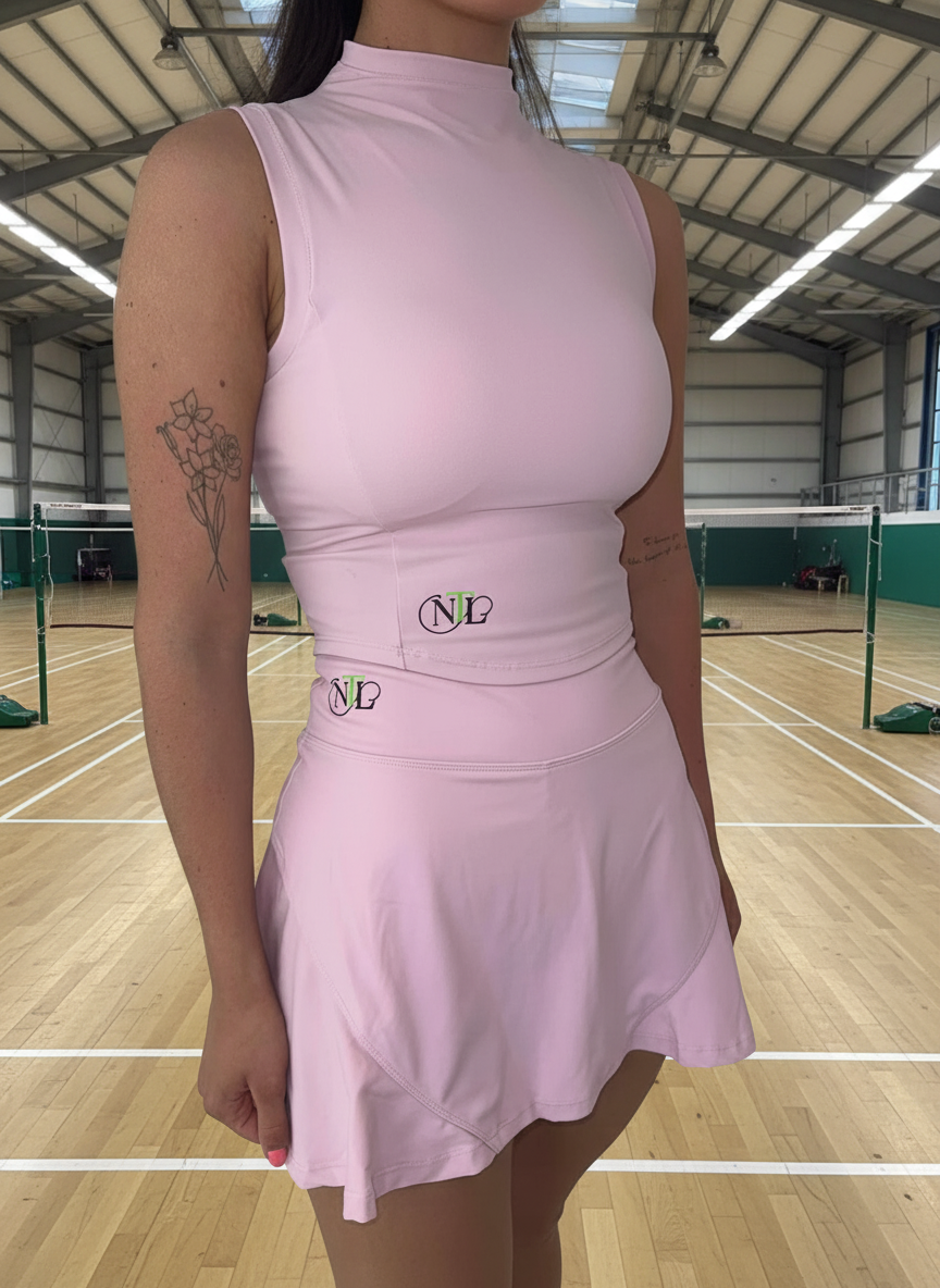 High neck & leggings yoga set