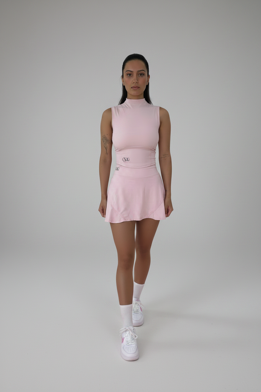 High neck & leggings yoga set