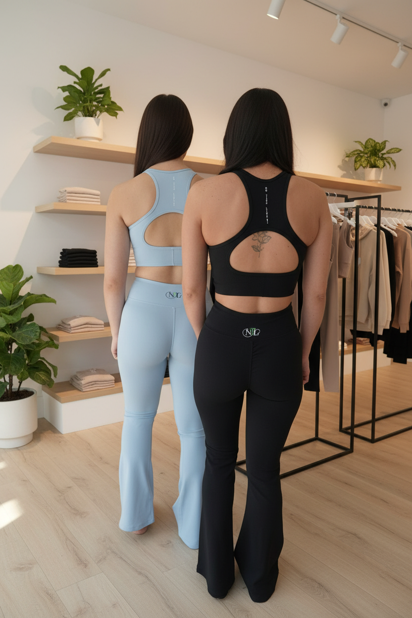 High waits v front sport set