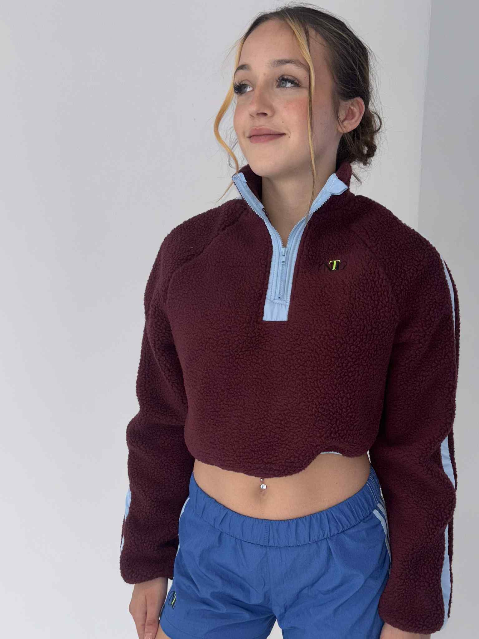 Jumper front half zip
