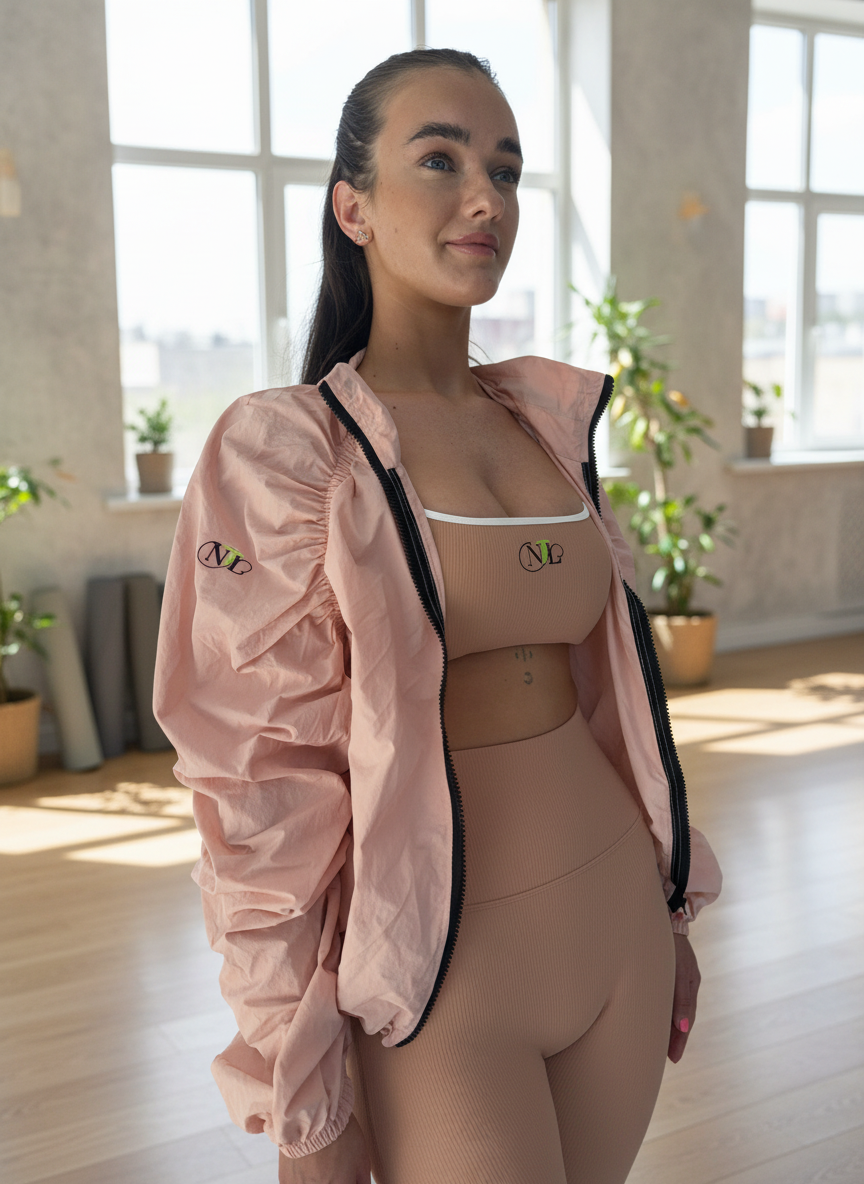 Ribbed flared style yoga set