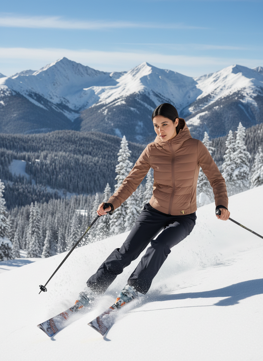 Padded winter jacket