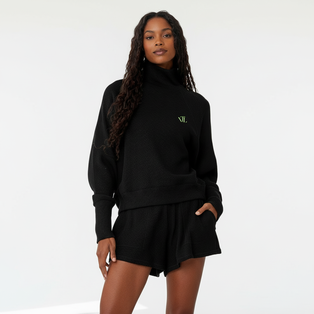 Waffle lounge wear joggers