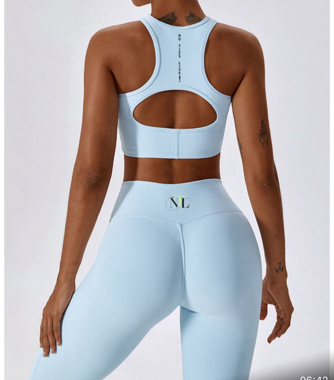 High waits v front sport set