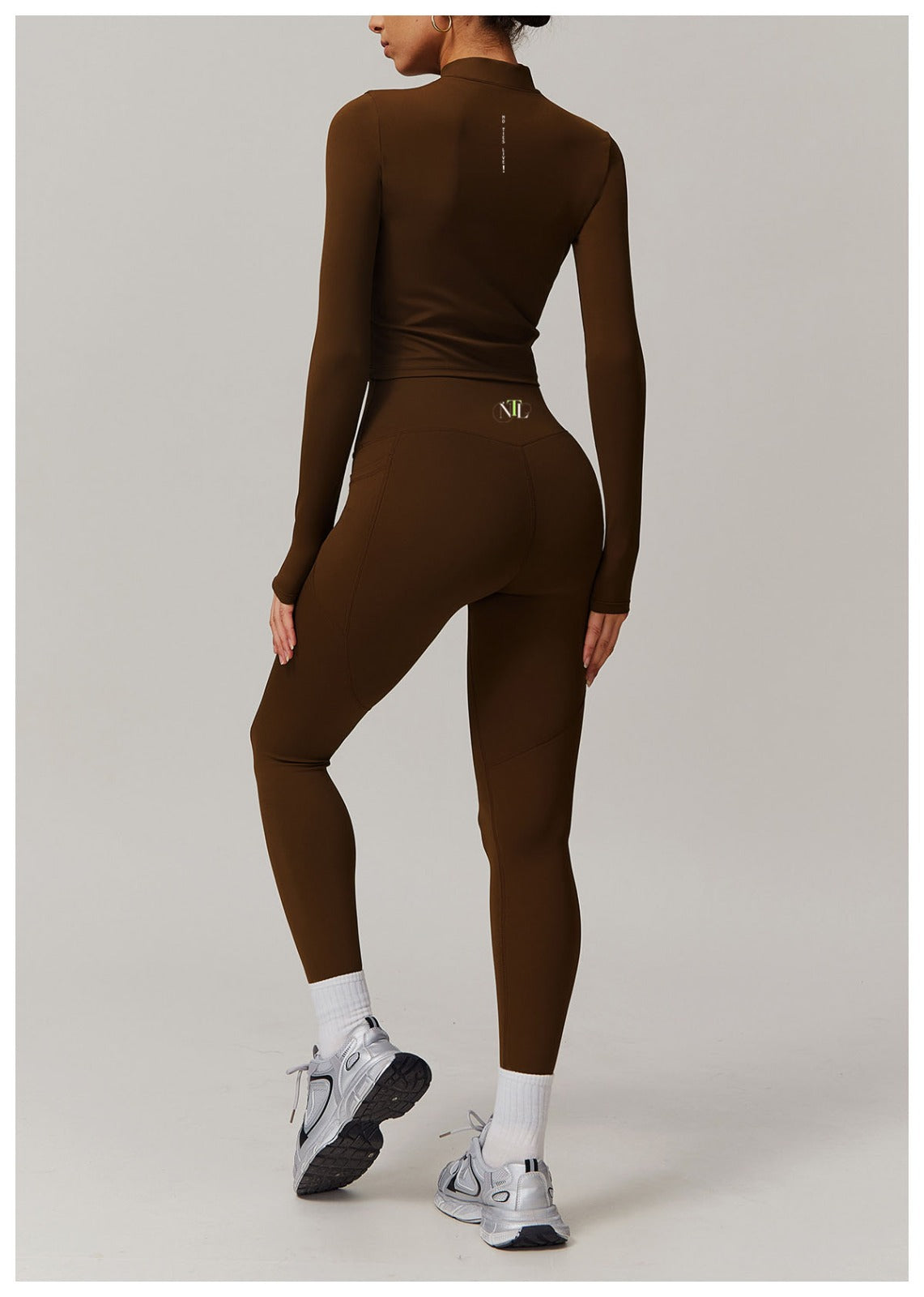 Yoga leggings sports jacket set