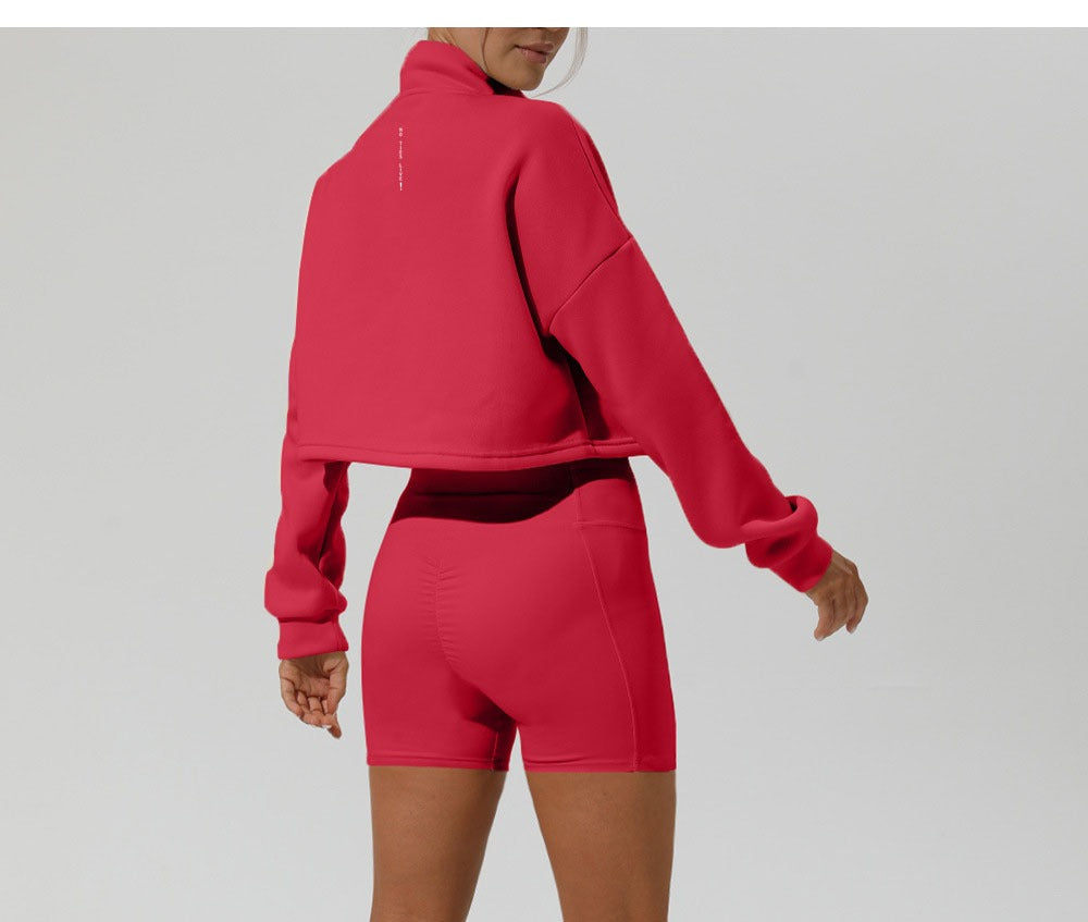 Cycling shorts and crop vest