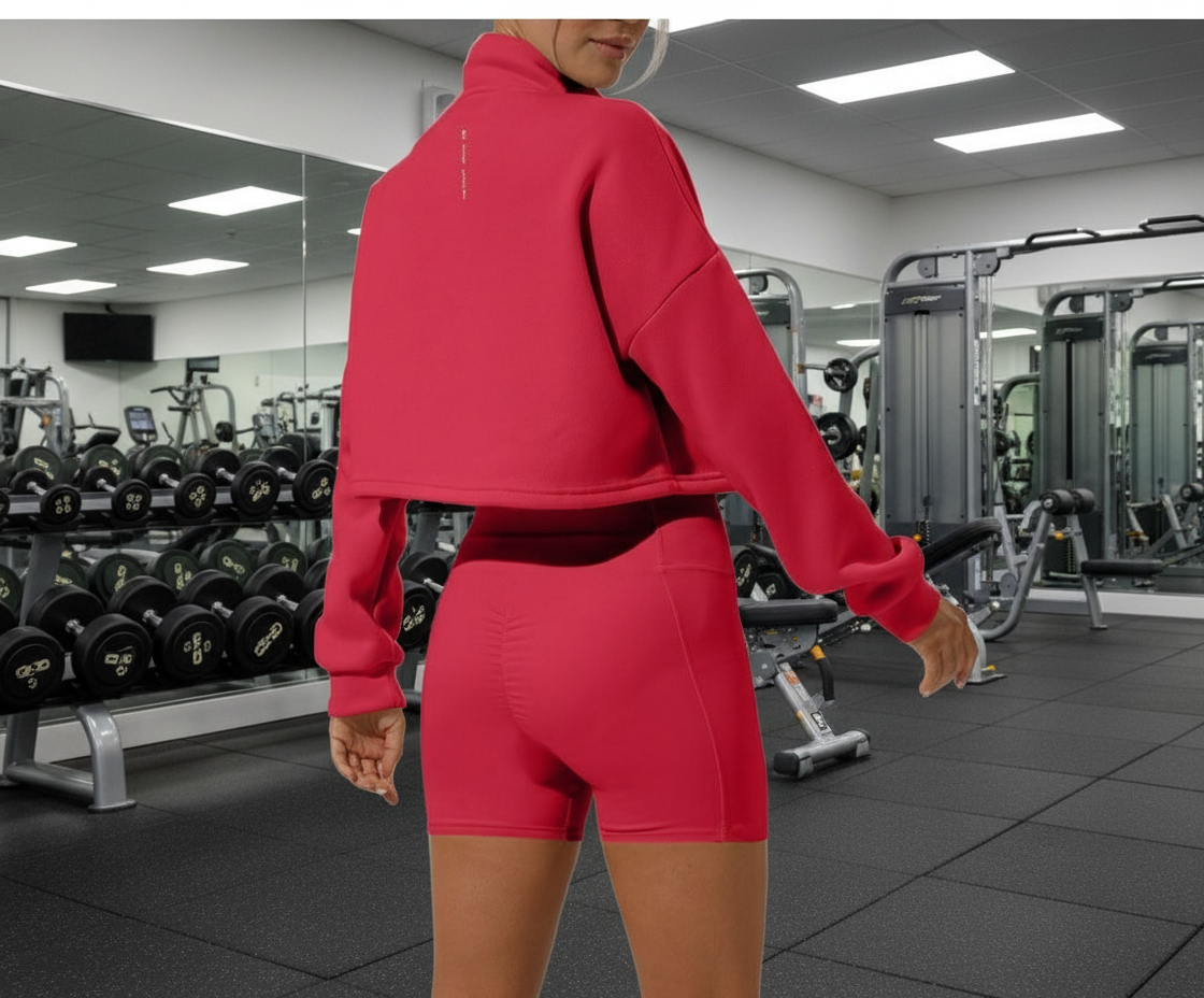 Cycling shorts and crop vest