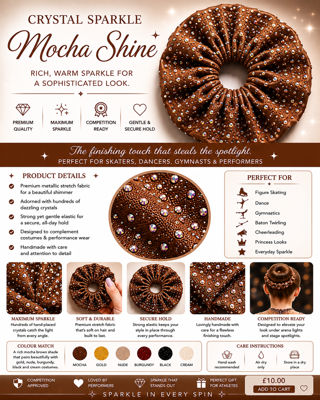 Sparkle scrunchie