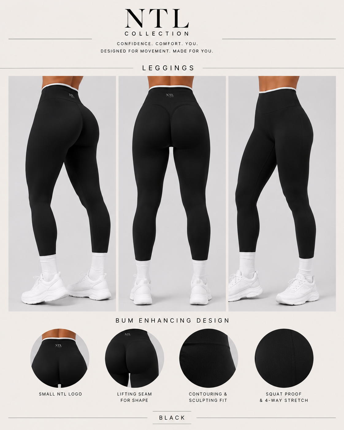 Sculpt bum fit leggings