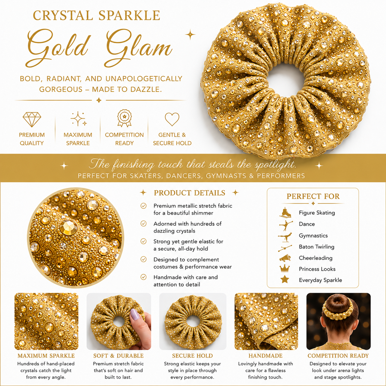 Sparkle scrunchie