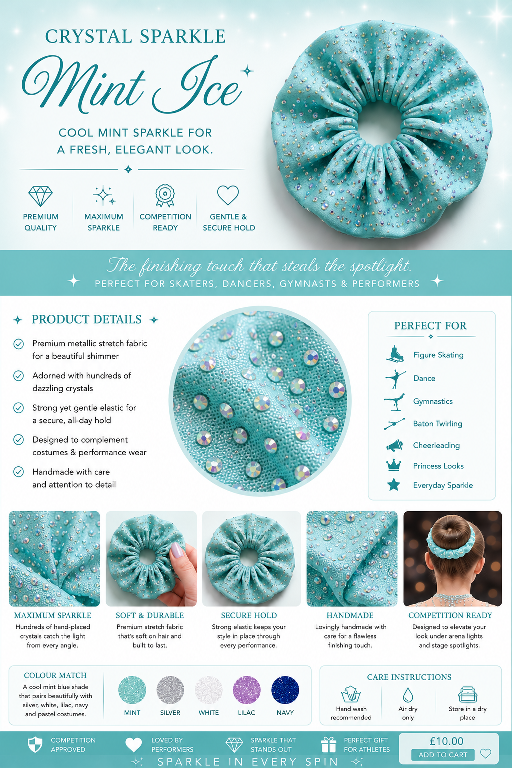 Sparkle scrunchie