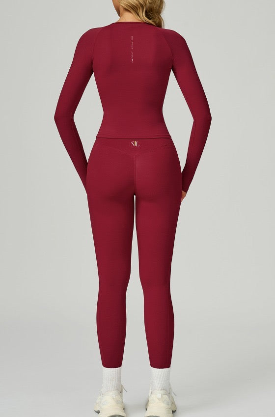 Long sleeve yoga set