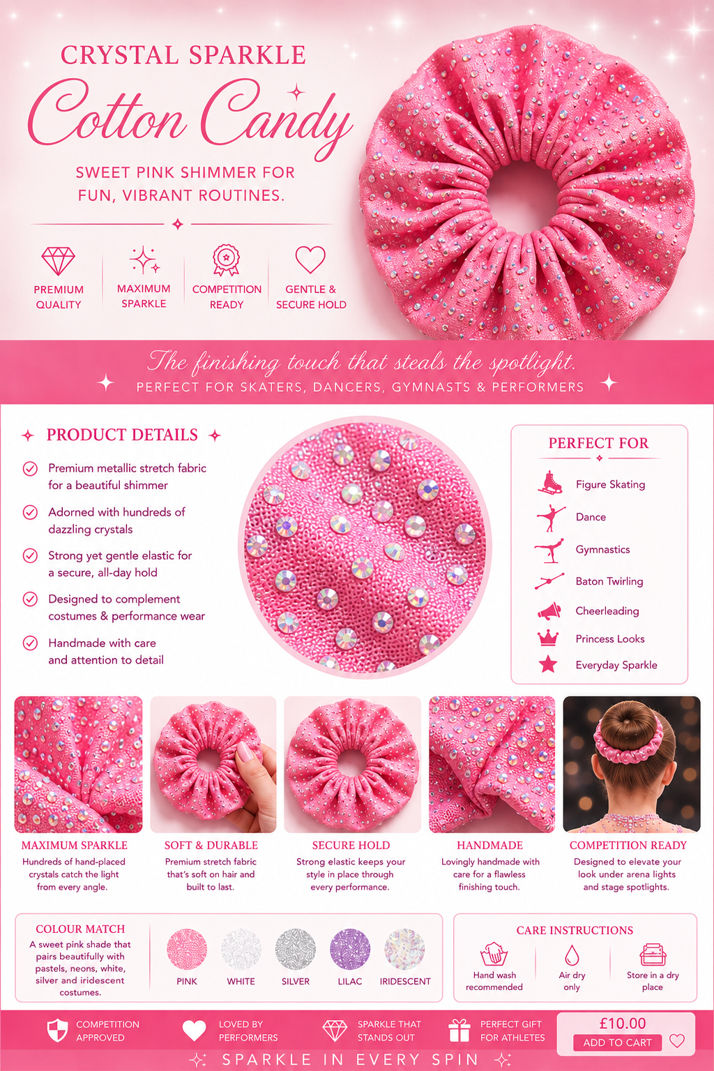 Sparkle scrunchie