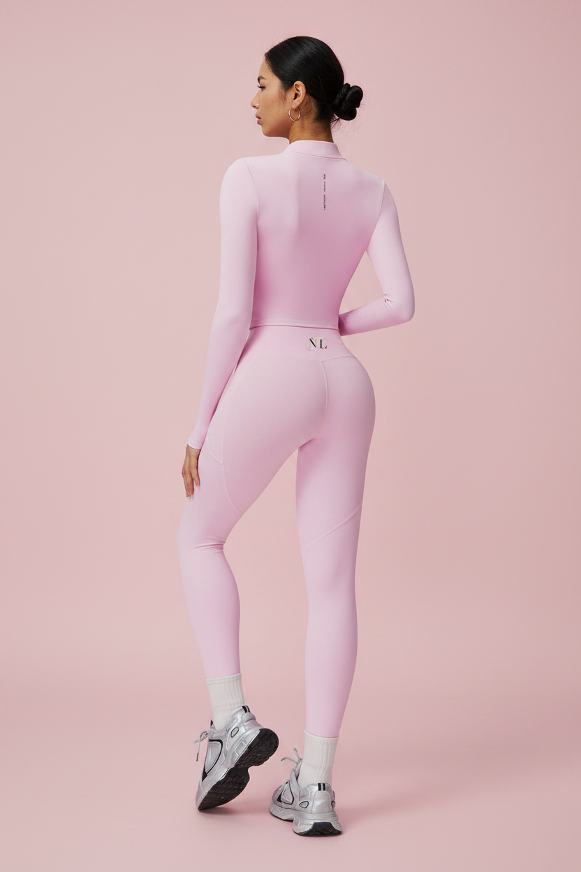 Yoga leggings sports jacket set
