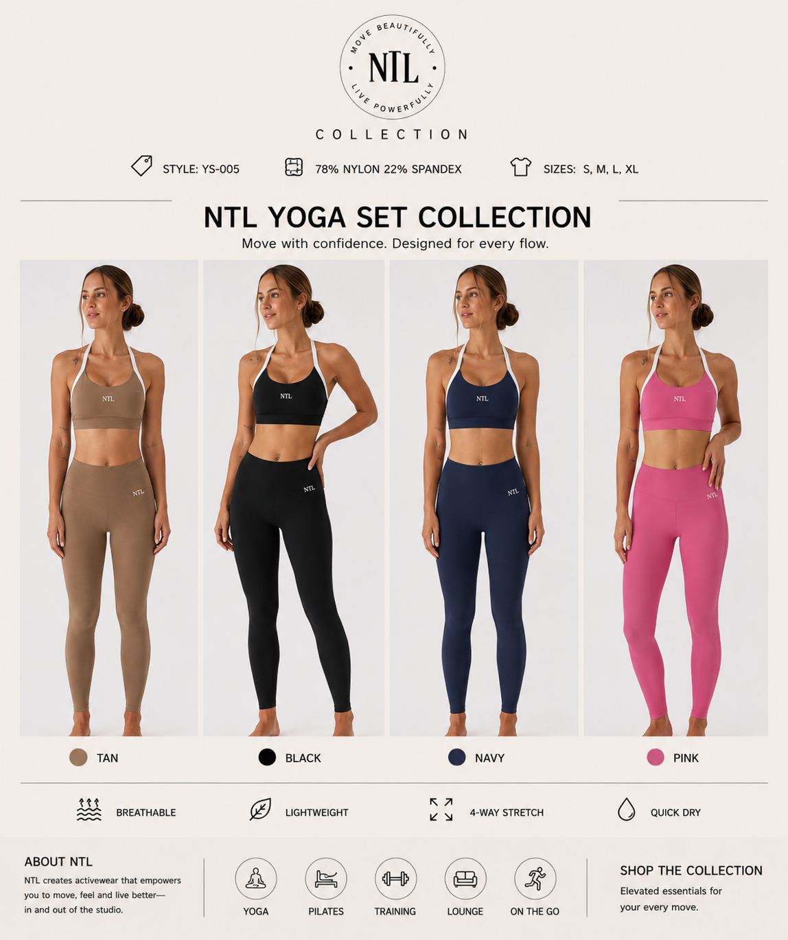White strap yoga suit