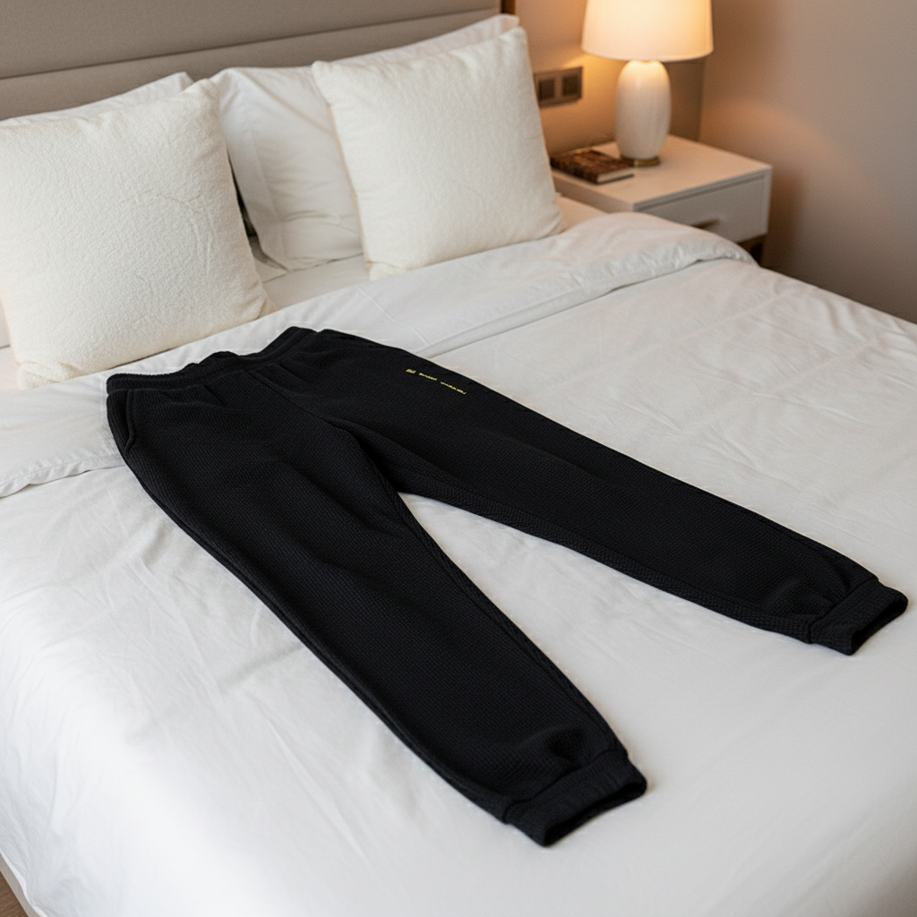 Waffle lounge wear joggers