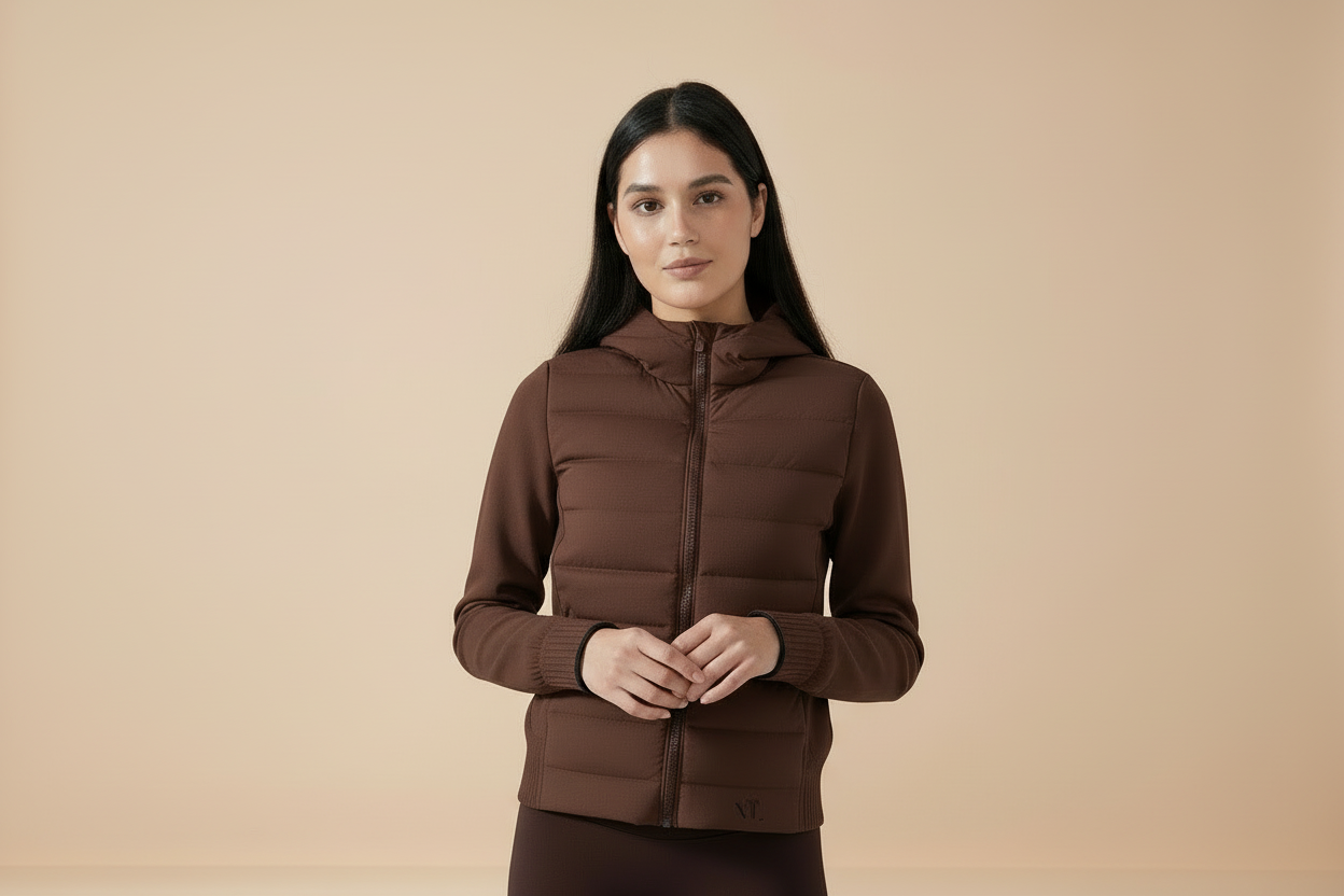 Padded winter jacket