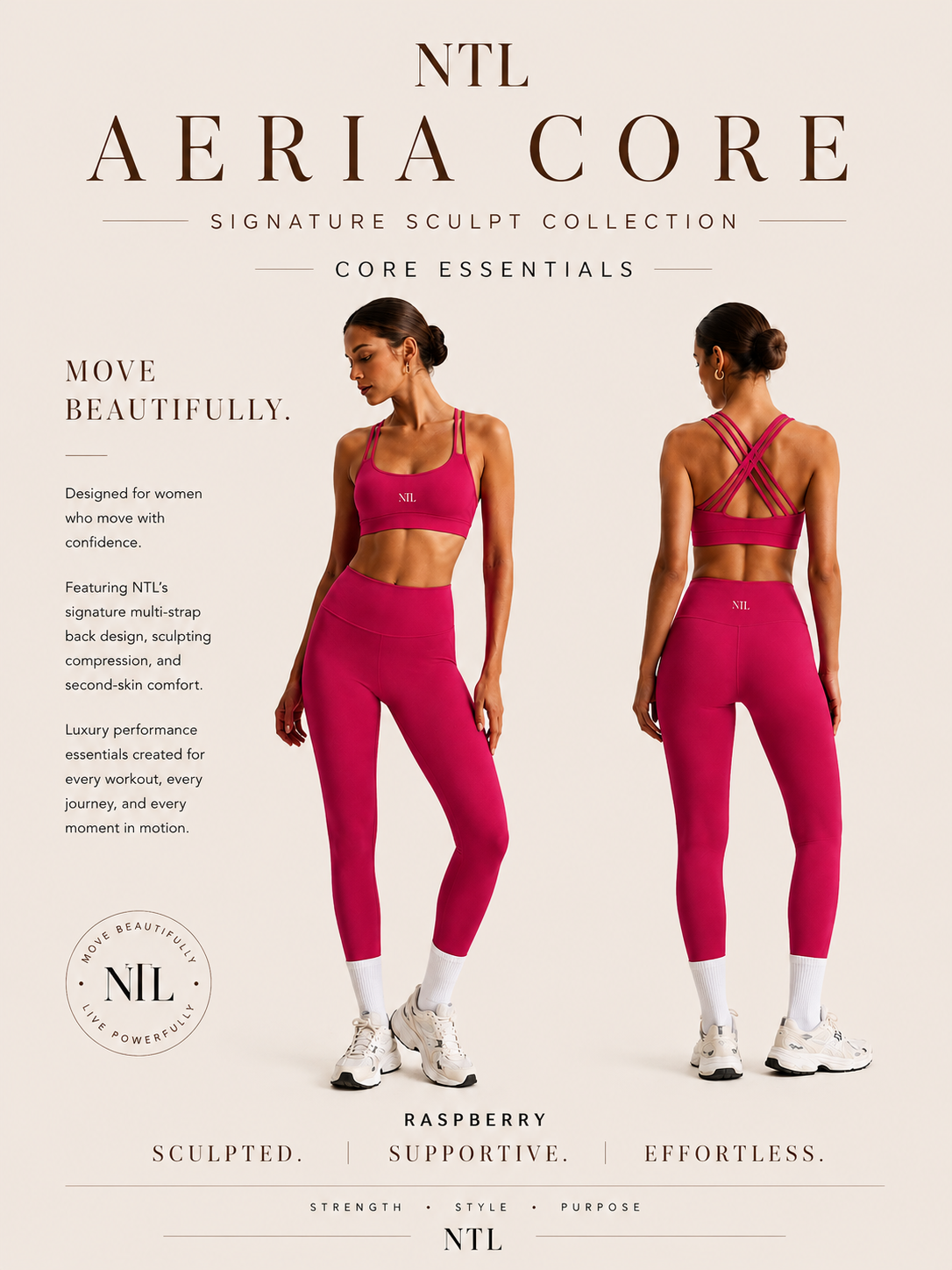 Sports bra & yoga set