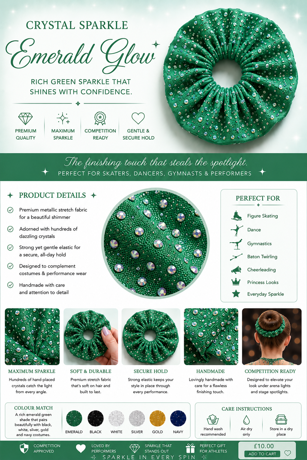 Sparkle scrunchie