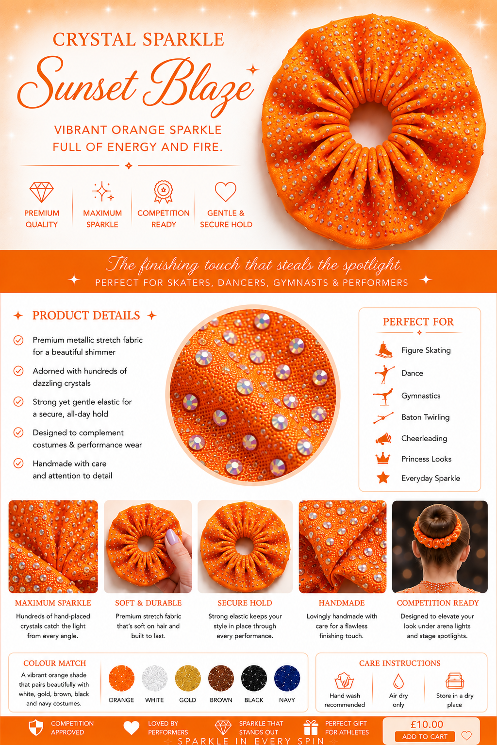 Sparkle scrunchie